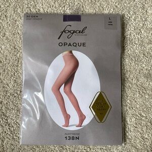 Fogal 30 den semi opaque pantyhose 4450 cassis L